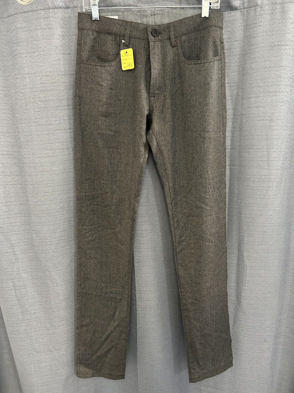 Canali Brown-Gray Men's Dress Pants